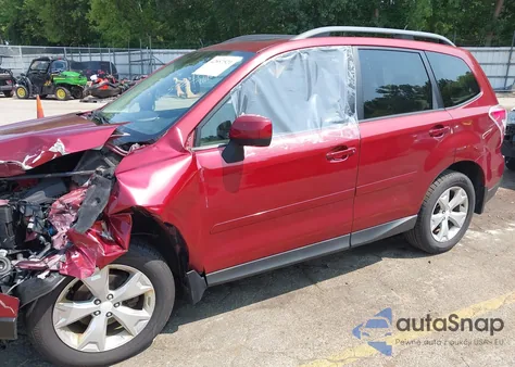 2015 Subaru Forester 2.5I Premium из США, поврежденный, VIN JF2SJAFC5FH415923